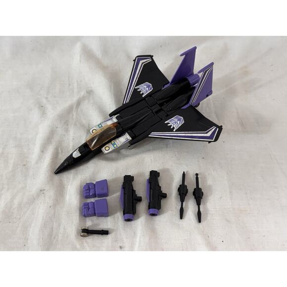 Skywarp Near Complete 1984 Vintage Hasbro G1 Transformers Action Figure Jet - Picture 1 of 10